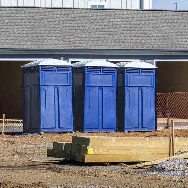 it is possible to rent a work site portable toilet with heating or air conditioning